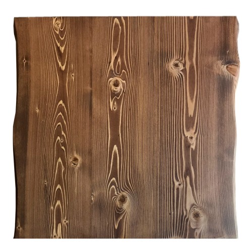 Kütük Masa Tablası Ladin 60x60x4cm